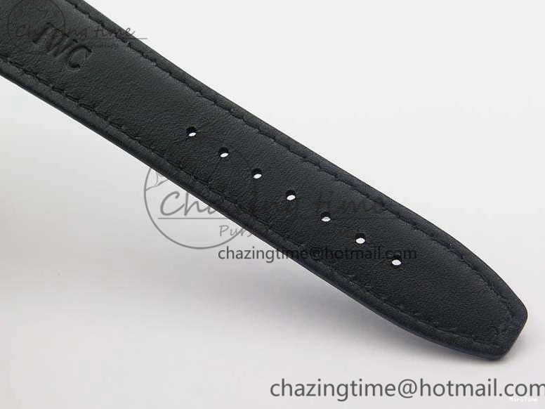 MIROTIME 0101 Portuguese Fa Jones IW544203 SS GSF 1:1 Best Edition White Dial On Leather Strap Trendsetting 7235